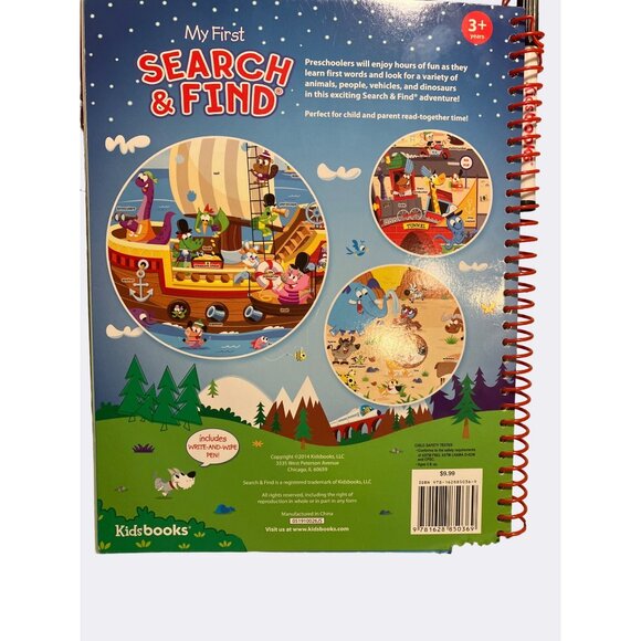 My First Search & Find Write Wipe And Learn Book For Kids Ages 3 & Up - Picture 11 of 13